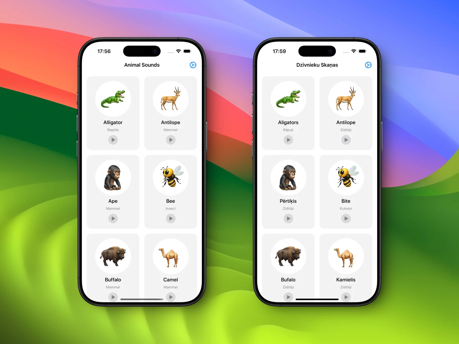 Animal sounds