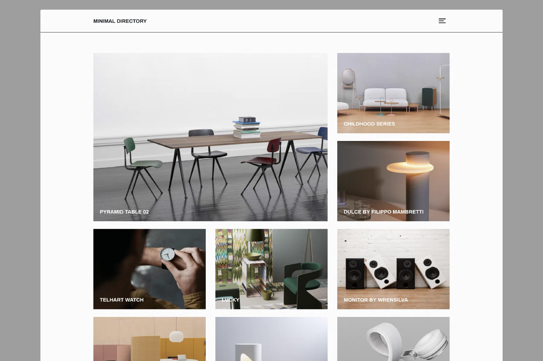 Minimal Directory — 1