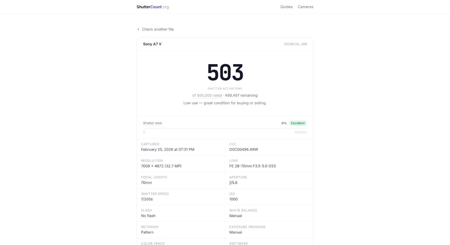 Shuttercount — 1