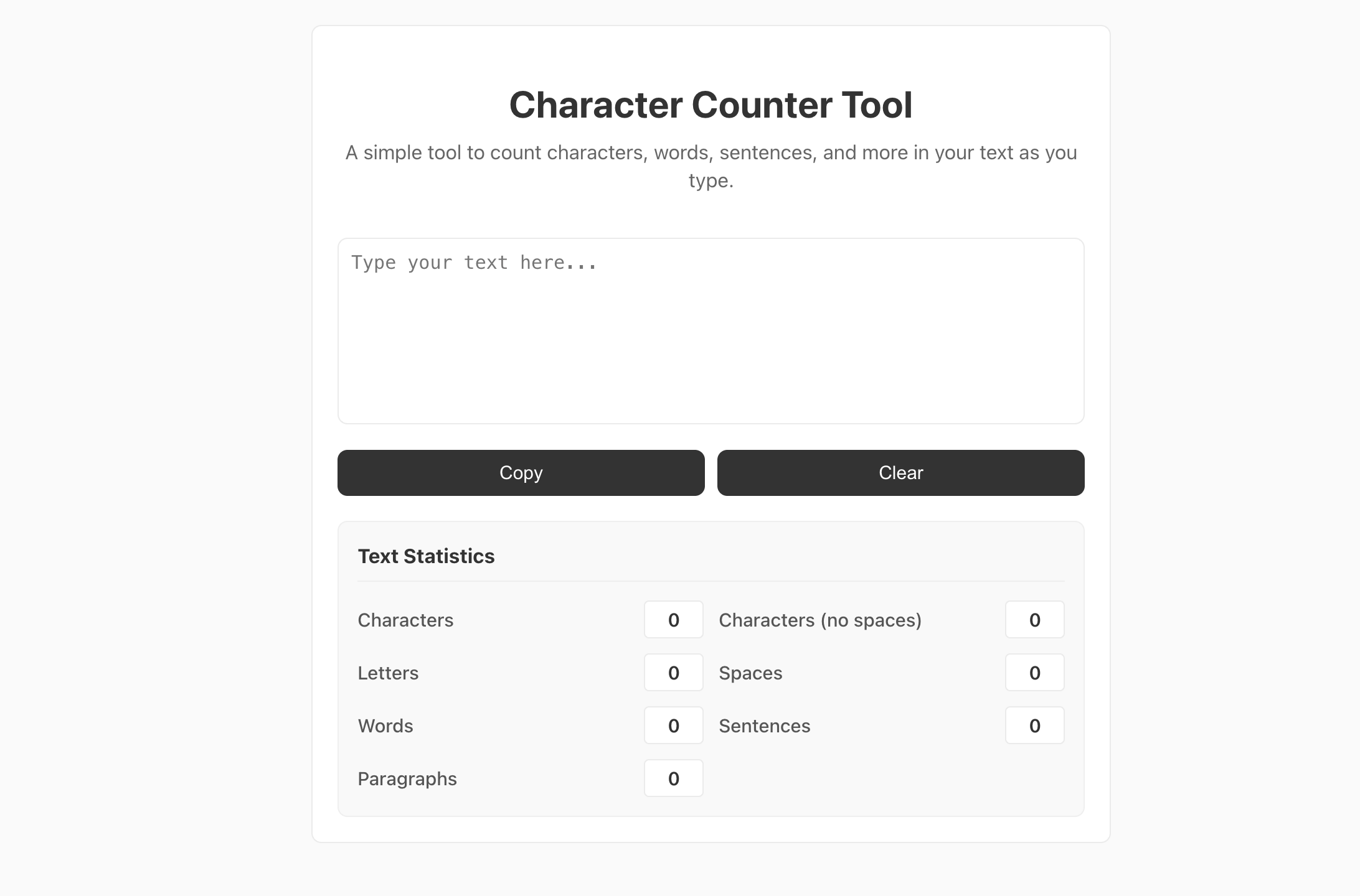 Simbolu skaitīšanas rīks
