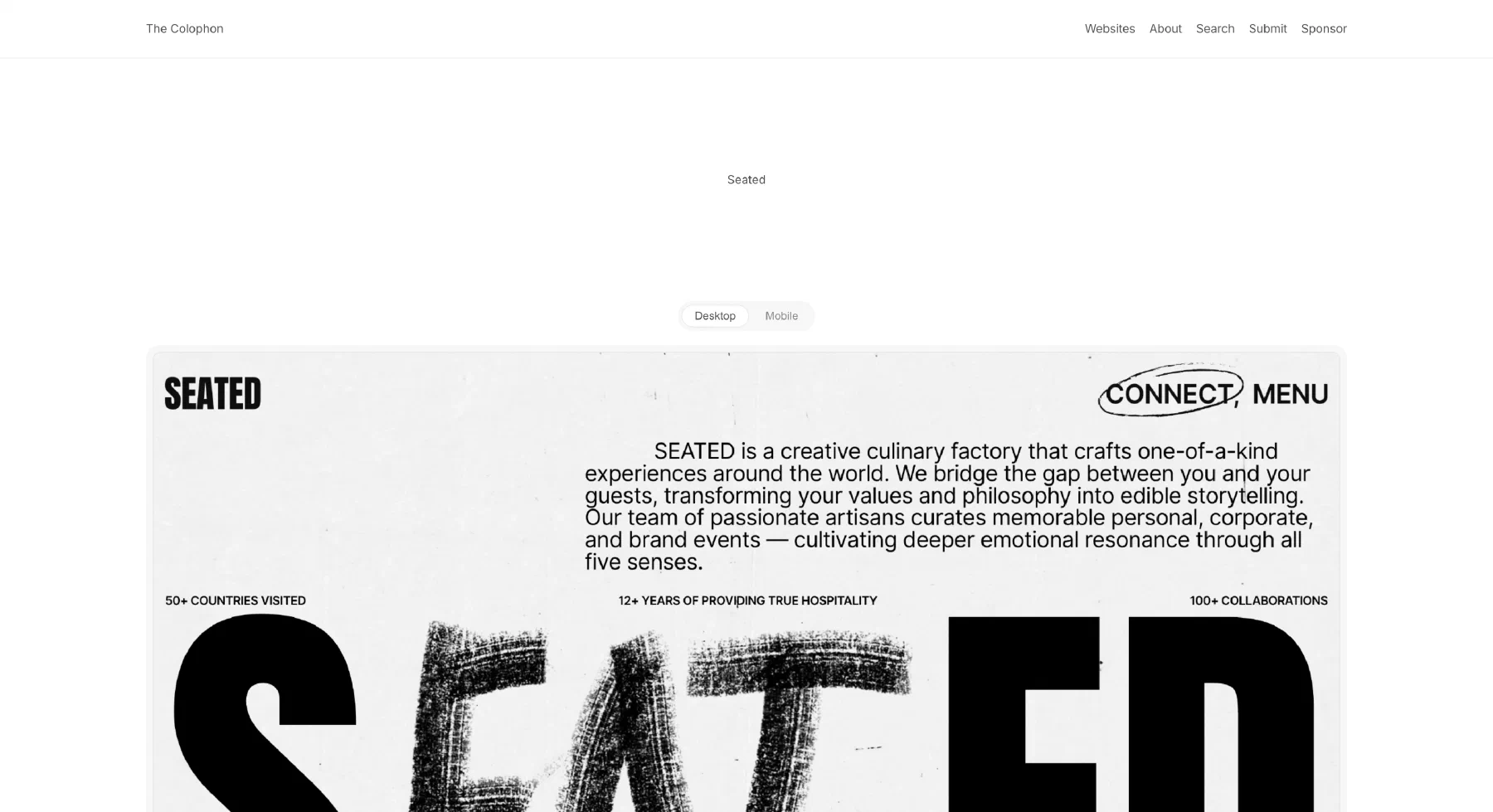 The Colophon — 1
